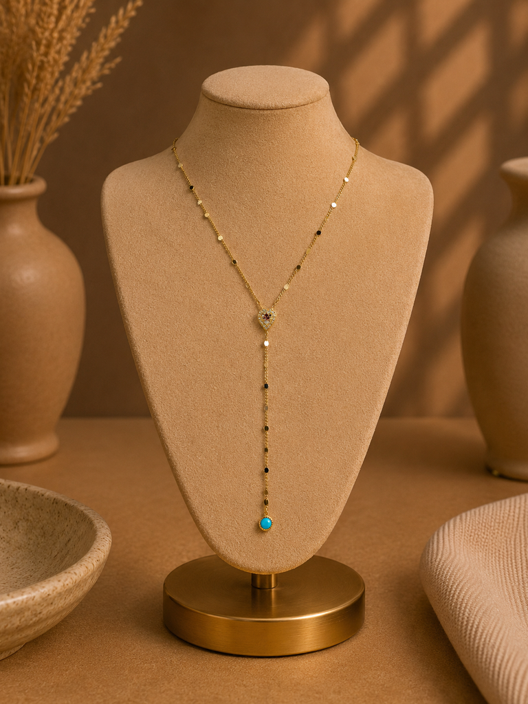 Turquoise Drop Necklace