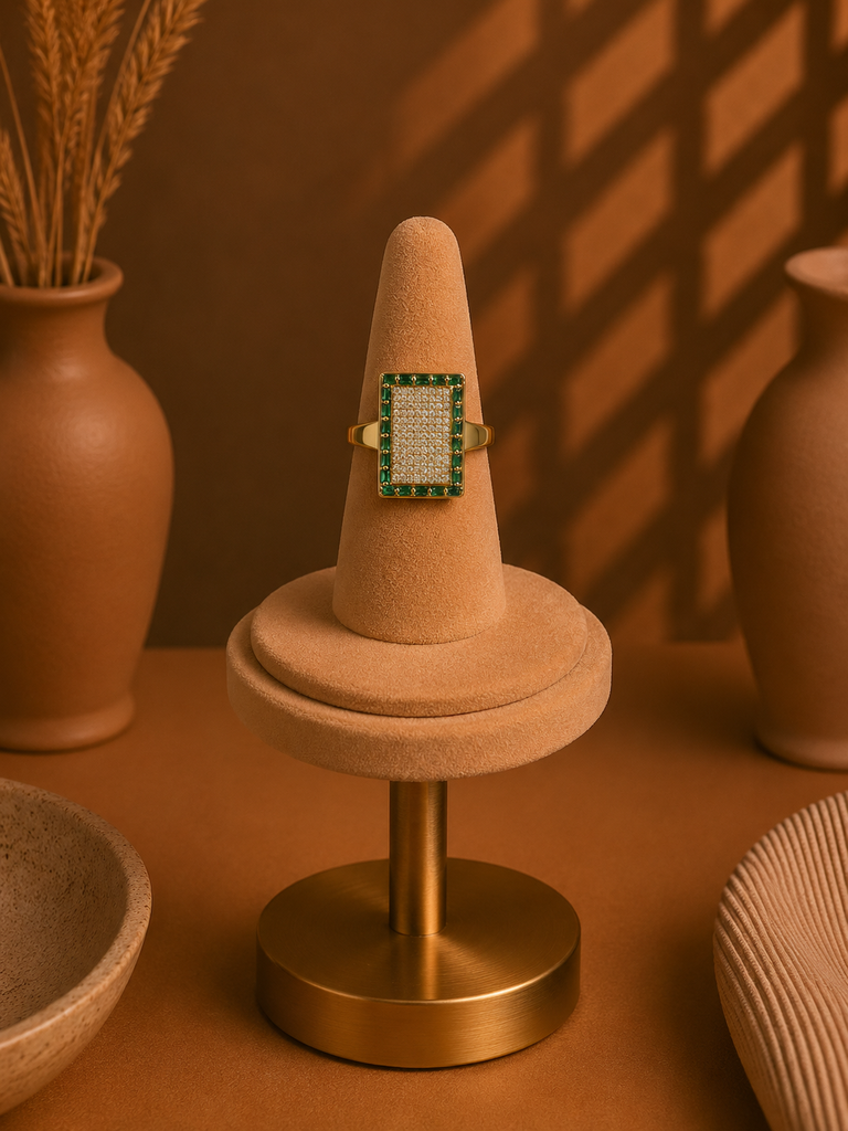 Emerald Frame Ring