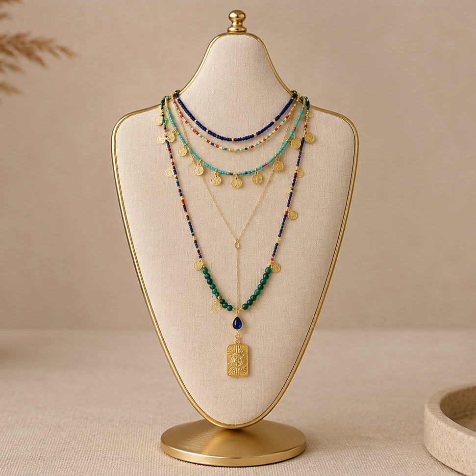 Layali Beaded Necklace